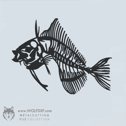 Fish Bone Wall Art Design