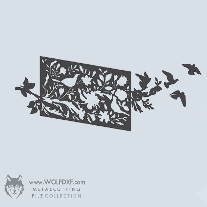 Freedom Flying Birds Out of Box Wall Decor
