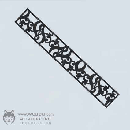 Border Dxf Design T-121