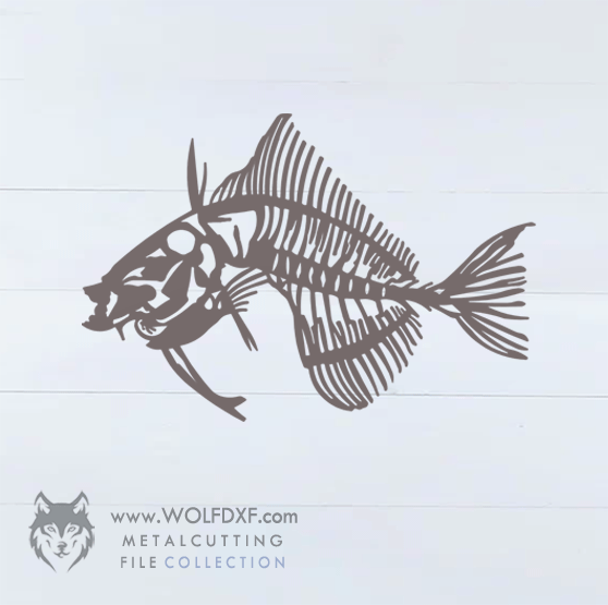 Fish Sculpture Hanging Design- WD004