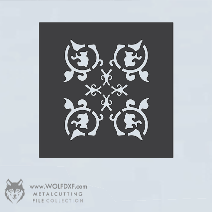 Square Laser Cut A-215