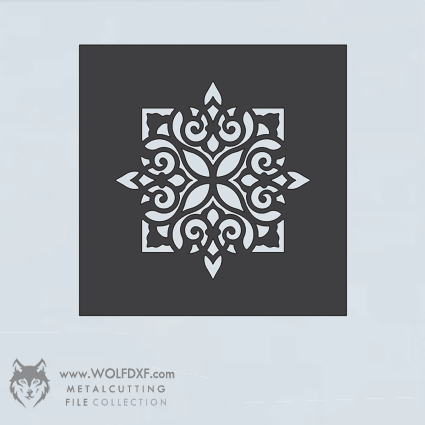 Square Laser Cut A-217