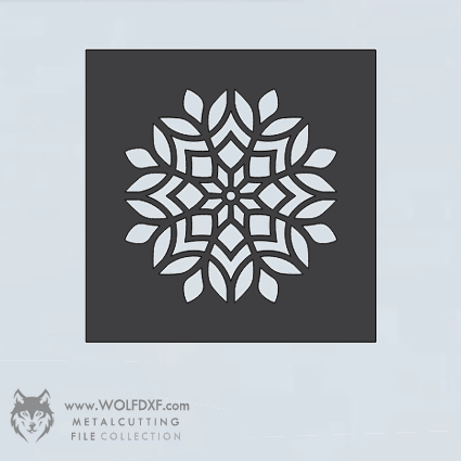 Square Laser Cut A-218